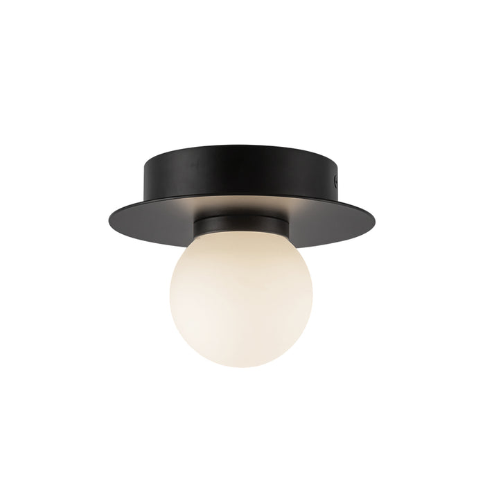 Elixir LED Flush Mount Black-Flush Mounts-Kuzco Lighting-Lighting Design Store