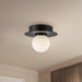 Elixir LED Flush Mount Black-Flush Mounts-Kuzco Lighting-Lighting Design Store