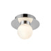 Elixir LED Flush Mount Chrome-Flush Mounts-Kuzco Lighting-Lighting Design Store