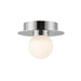Elixir LED Flush Mount Chrome-Flush Mounts-Kuzco Lighting-Lighting Design Store