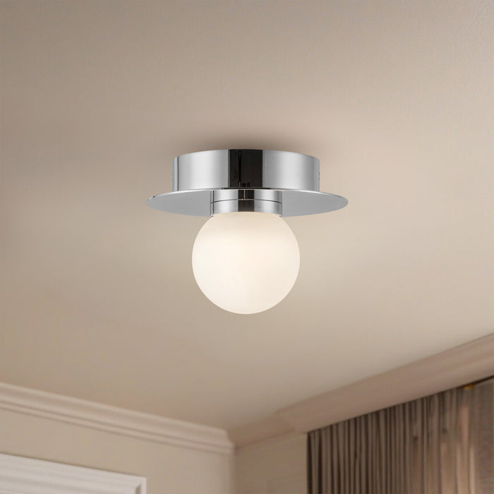 Elixir LED Flush Mount Chrome-Flush Mounts-Kuzco Lighting-Lighting Design Store