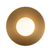 Elixir LED Flush Mount Brushed Gold-Flush Mounts-Kuzco Lighting-Lighting Design Store