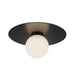 Elixir LED Flush Mount Black-Flush Mounts-Kuzco Lighting-Lighting Design Store
