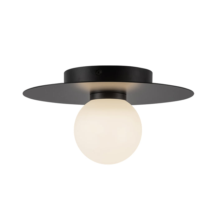 Elixir LED Flush Mount Black-Flush Mounts-Kuzco Lighting-Lighting Design Store