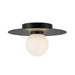Elixir LED Flush Mount Black-Flush Mounts-Kuzco Lighting-Lighting Design Store