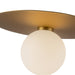 Elixir LED Flush Mount Brushed Gold-Flush Mounts-Kuzco Lighting-Lighting Design Store
