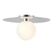 Elixir LED Flush Mount Chrome-Flush Mounts-Kuzco Lighting-Lighting Design Store