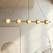 Elixir LED Linear Pendant Brushed Gold-Linear/Island-Kuzco Lighting-Lighting Design Store