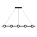 Elixir LED Linear Pendant Black-Linear/Island-Kuzco Lighting-Lighting Design Store