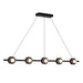Elixir LED Linear Pendant Black-Linear/Island-Kuzco Lighting-Lighting Design Store