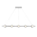 Elixir LED Linear Pendant Chrome-Linear/Island-Kuzco Lighting-Lighting Design Store