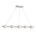 Elixir LED Linear Pendant Chrome-Linear/Island-Kuzco Lighting-Lighting Design Store