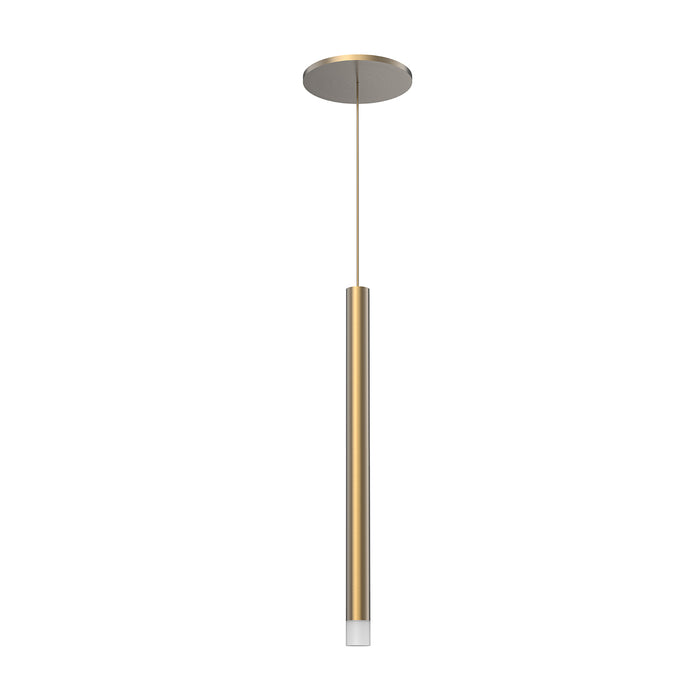Elixir LED Pendant Brushed Gold-Mini Pendants-Kuzco Lighting-Lighting Design Store