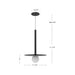Elixir LED Pendant Black-Mini Pendants-Kuzco Lighting-Lighting Design Store