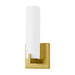 Elizabeth LED Wall Sconce Brushed Gold-Sconces-Kuzco Lighting-Lighting Design Store
