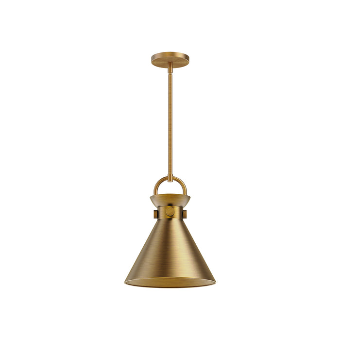 Emerson One Light Pendant Aged Gold-Mini Pendants-Alora-Lighting Design Store