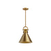 Emerson One Light Pendant Aged Gold-Mini Pendants-Alora-Lighting Design Store