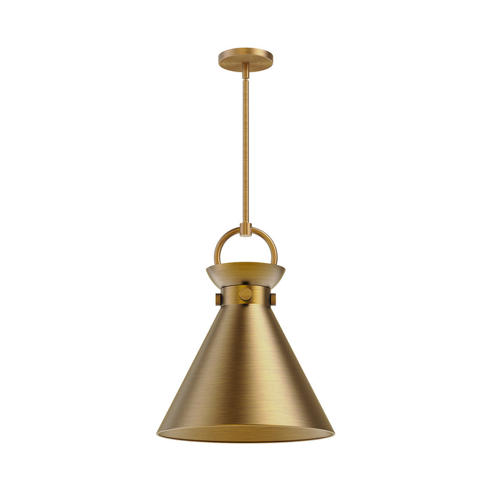 Emerson One Light Pendant Aged Gold-Pendants-Alora-Lighting Design Store