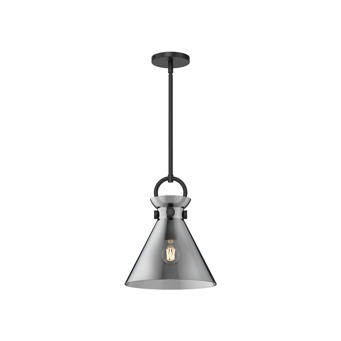 Emerson One Light Pendant Matte Black/Smoked-Mini Pendants-Alora-Lighting Design Store