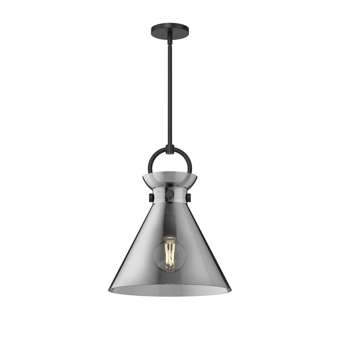 Emerson One Light Pendant Matte Black/Smoked-Pendants-Alora-Lighting Design Store