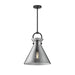 Emerson One Light Pendant Matte Black/Smoked-Pendants-Alora-Lighting Design Store