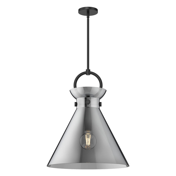 Emerson One Light Pendant Matte Black/Smoked-Pendants-Alora-Lighting Design Store