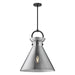Emerson One Light Pendant Matte Black/Smoked-Pendants-Alora-Lighting Design Store