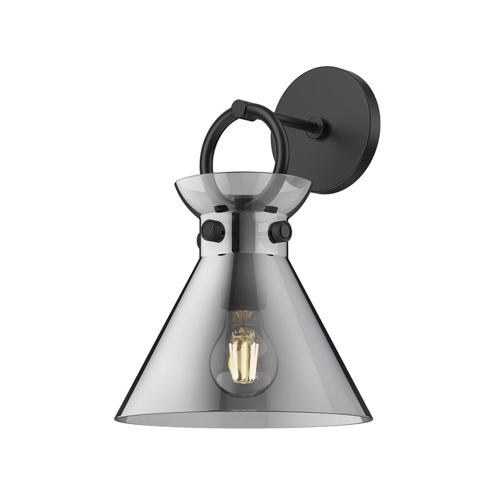 Emerson One Light Wall Sconce Matte Black/Smoked-Sconces-Alora-Lighting Design Store