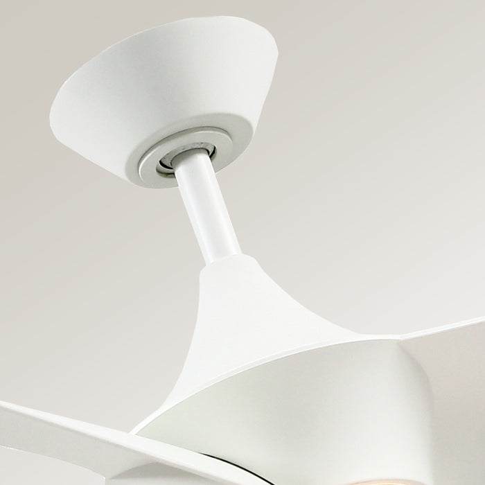 Emiko 56"Ceiling Fan White-Fans-Alora-Lighting Design Store