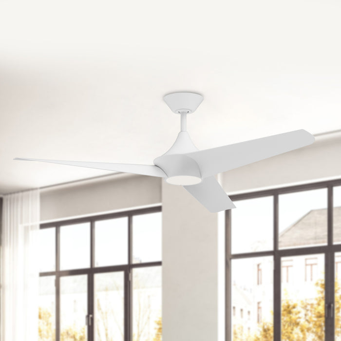 Emiko 56"Ceiling Fan White-Fans-Alora-Lighting Design Store