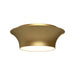 Emiko Two Light Flush Mount Brushed Gold-Flush Mounts-Alora-Lighting Design Store