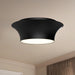 Emiko Two Light Flush Mount Matte Black-Flush Mounts-Alora-Lighting Design Store