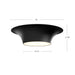 Emiko Two Light Flush Mount Matte Black-Flush Mounts-Alora-Lighting Design Store