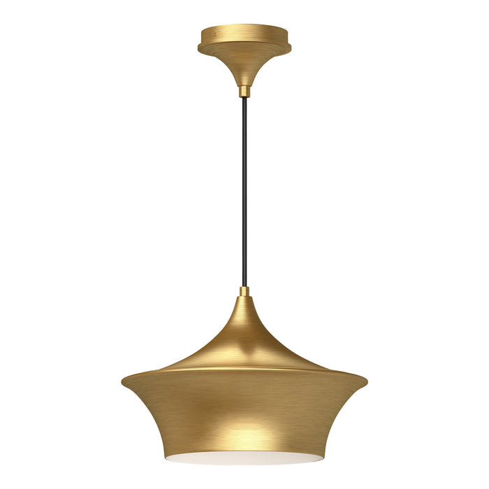 Emiko One Light Pendant Brushed Gold-Pendants-Alora-Lighting Design Store
