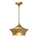 Emiko One Light Pendant Brushed Gold-Pendants-Alora-Lighting Design Store