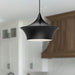 Emiko One Light Pendant Matte Black-Pendants-Alora-Lighting Design Store