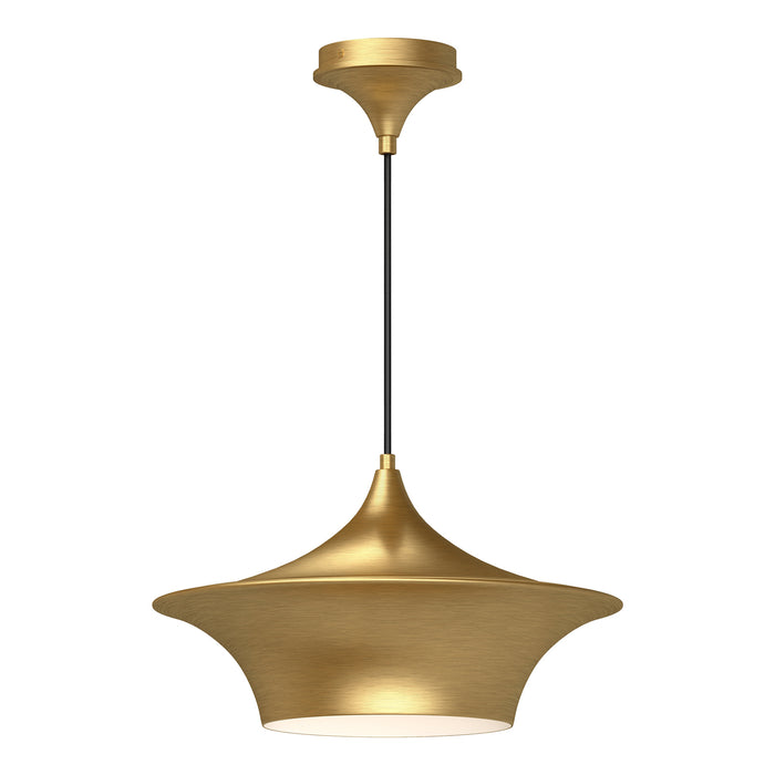 Emiko One Light Pendant Brushed Gold-Pendants-Alora-Lighting Design Store