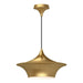 Emiko One Light Pendant Brushed Gold-Pendants-Alora-Lighting Design Store