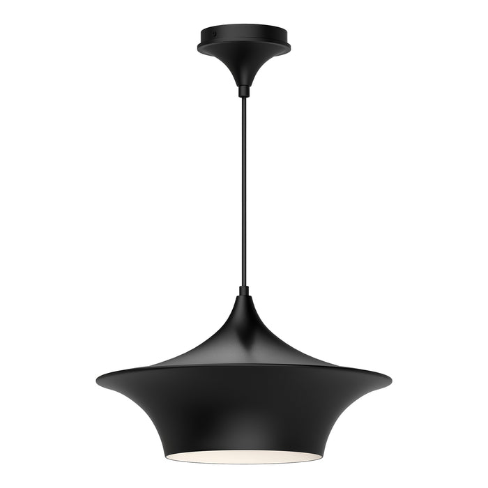 Emiko One Light Pendant Matte Black-Pendants-Alora-Lighting Design Store
