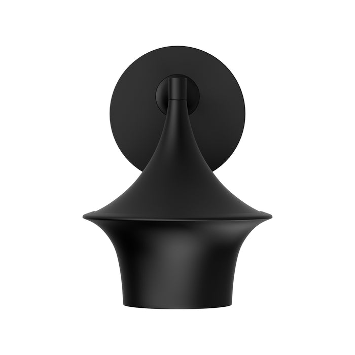 Emiko One Light Vanity Matte Black-Sconces-Alora-Lighting Design Store