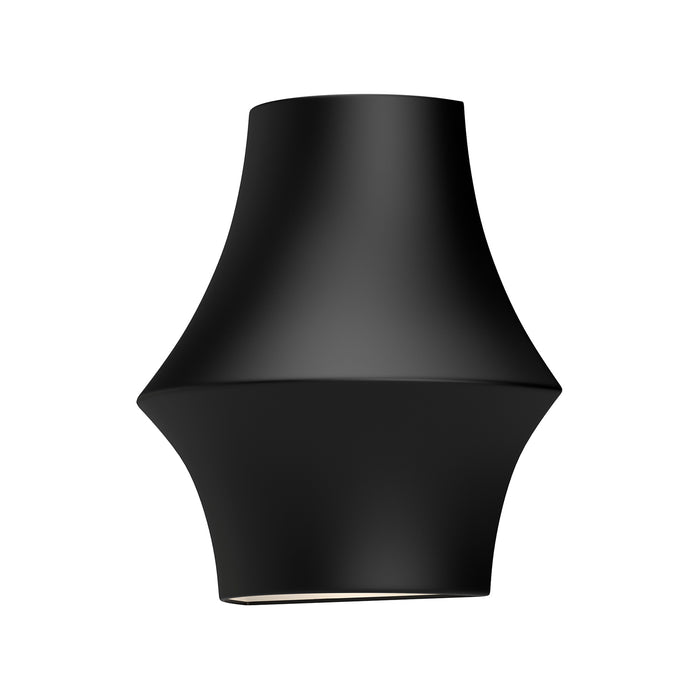 Emiko One Light Vanity Matte Black-Sconces-Alora-Lighting Design Store