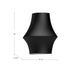 Emiko One Light Vanity Matte Black-Sconces-Alora-Lighting Design Store