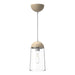Emil One Light Pendant White/White Oak-Mini Pendants-Alora-Lighting Design Store