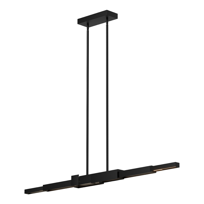 Enzo LED Linear Pendant Black-Linear/Island-Kuzco Lighting-Lighting Design Store
