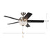 Erikson 52"Ceiling Fan Matte Black-Fans-Kuzco Lighting-Lighting Design Store