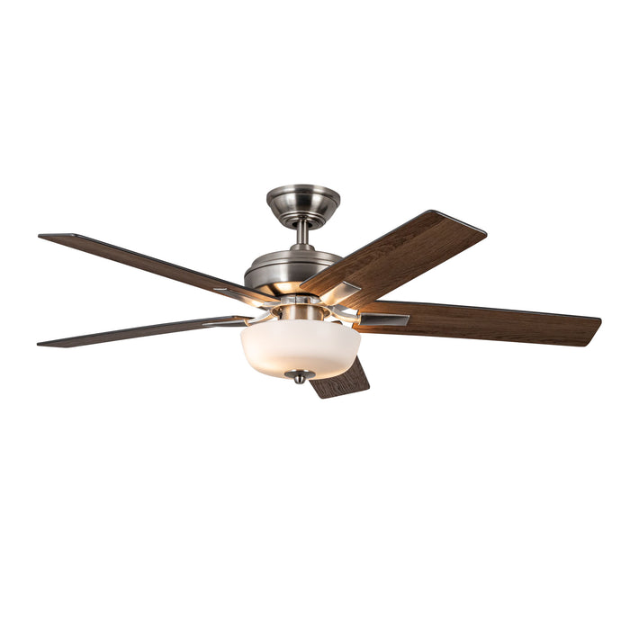 Erikson 52"Ceiling Fan Brushed Nickel-Fans-Kuzco Lighting-Lighting Design Store