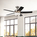 Erikson 52"Ceiling Fan Brushed Nickel-Fans-Kuzco Lighting-Lighting Design Store