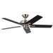 Erikson 52"Ceiling Fan Brushed Nickel-Fans-Kuzco Lighting-Lighting Design Store