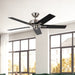 Erikson 52"Ceiling Fan Brushed Nickel-Fans-Kuzco Lighting-Lighting Design Store