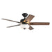 Erikson 52"Ceiling Fan Matte Black-Fans-Kuzco Lighting-Lighting Design Store